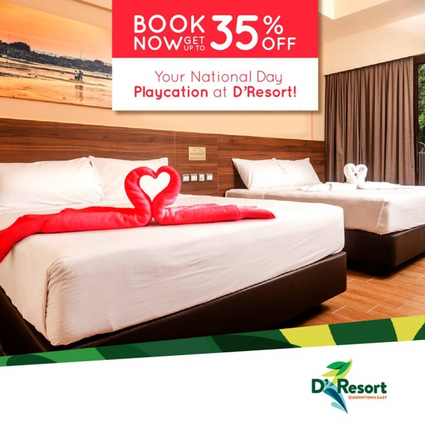 Enjoy 35% Off on your Stay in D'Resort@Downtown East