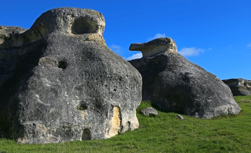 Nature in New Zealand Rock Formation