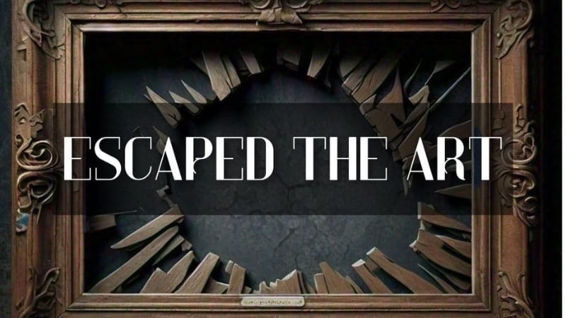 escaped the art poster