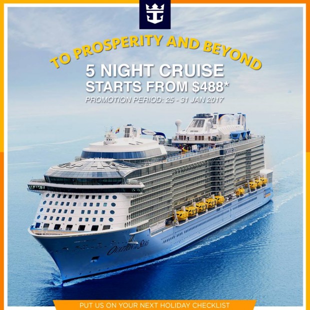 CNY Special | 5 Nights Cruise with Royal Caribbean from SGD488