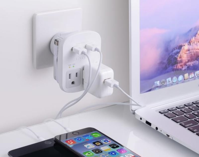 travel gadgets: all-in-one universal travel adapter