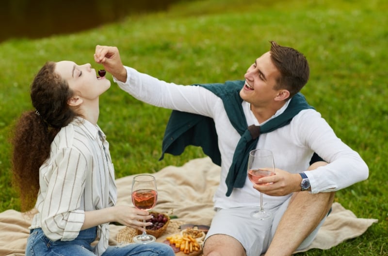 Picnic date for valentines