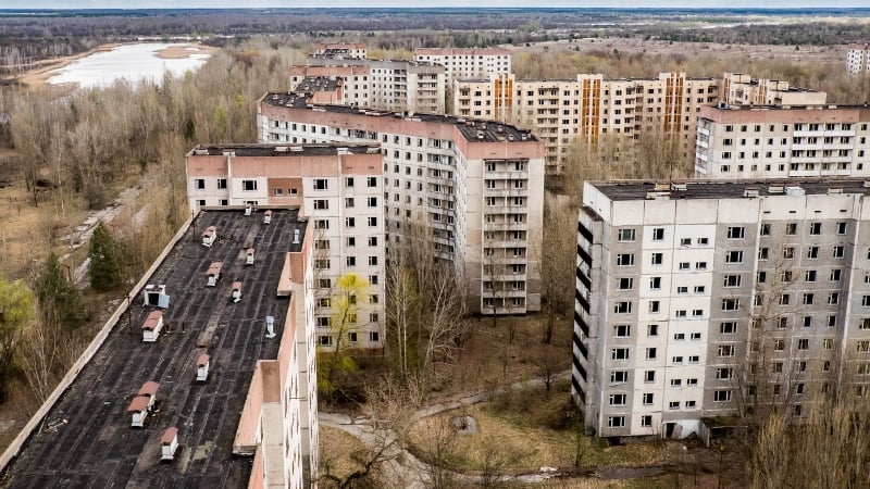 town of pripyat near chernobyl