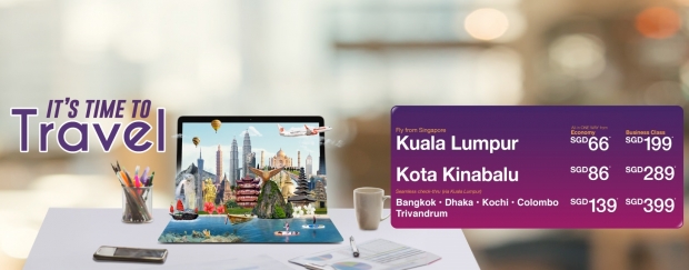 Time to Travel with Malindo Air from SGD66