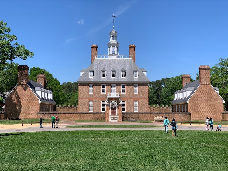 Governor's Mansion in Colonial Williamsburg, VA