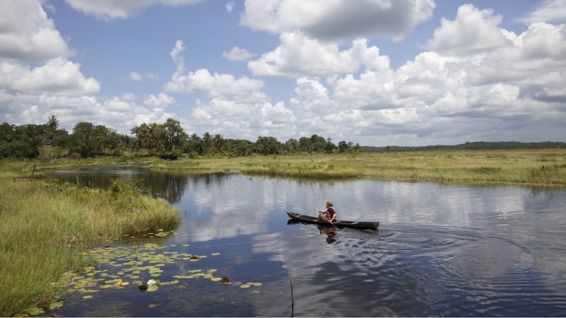 a lake in guyana