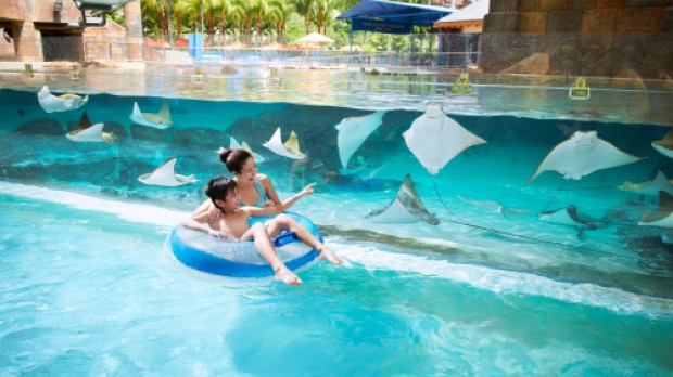 Enjoy 10% off Adventure Cove Waterpark Cabana Booking with HSBC