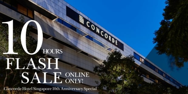 10-Hour Flash Sale - Enjoy up to 10% Savings on your Next Stay at Concorde Hotel Singapore