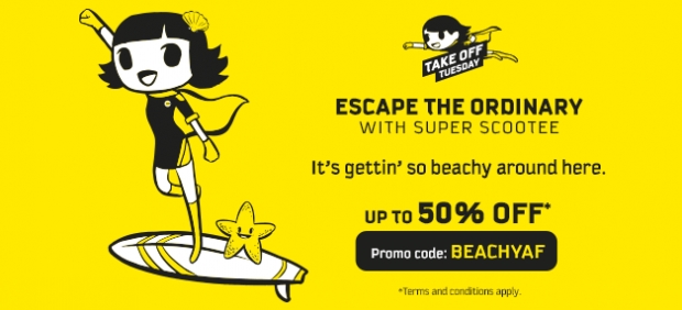 Up to 50% Off Flights with Scoot this Take-Off Tuesday Sale