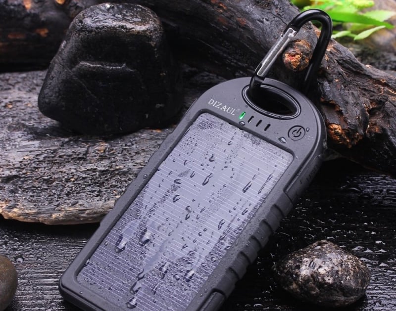 travel gadgets: waterproof solar charger