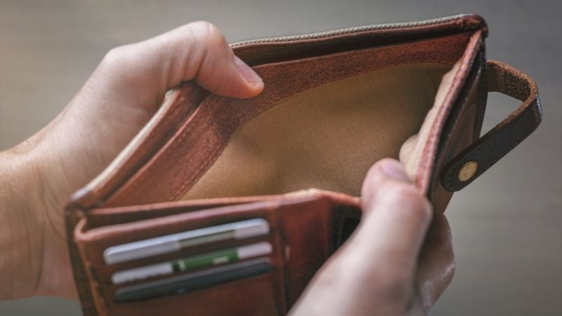 empty wallet