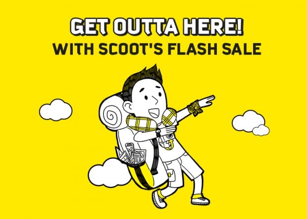 Get Outta Here with Scoot's Flash Sale until Sunday!