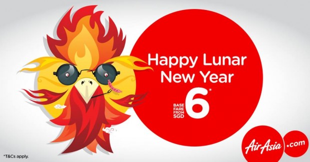 Celebrate Lunar New Year with Flights on AirAsia from SGD6