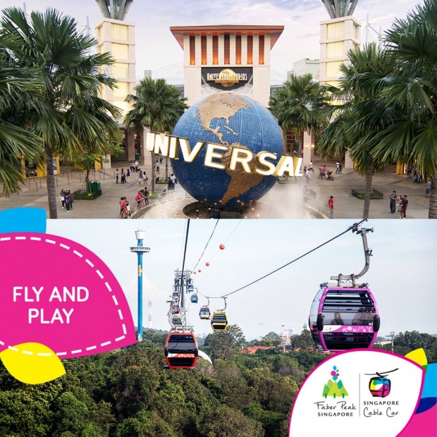 Get 20% Savings when you Fly & Play with Singapore Cable Car and Universal Studios Singapore