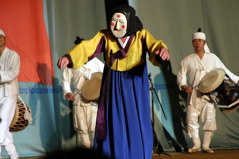 Hahoe Village - Hahae mask performance