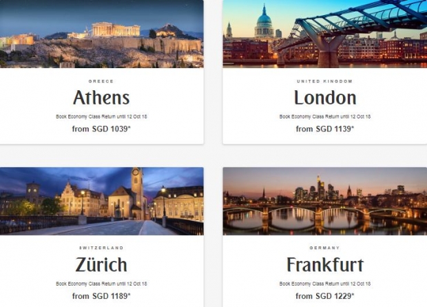 Explore Europe with Flights on Emirates from SGD1,039 1