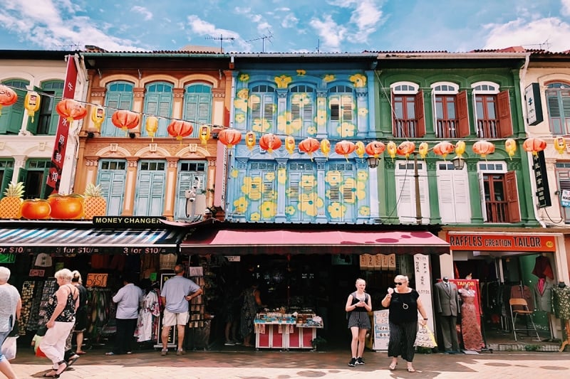 chinatown street market singapore 