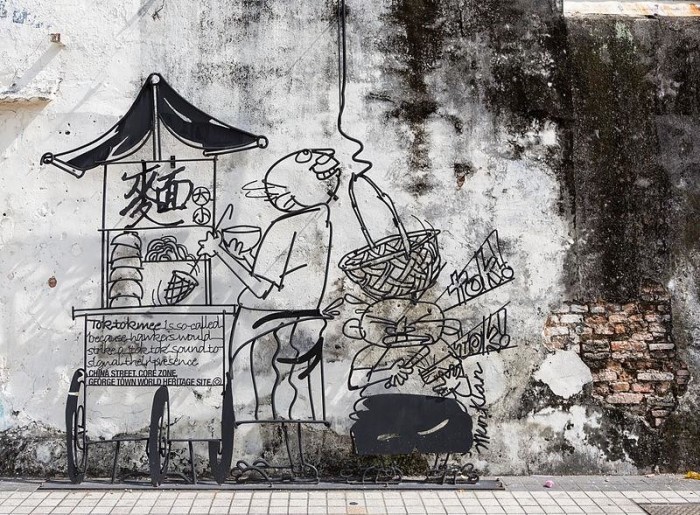 Chơi Gì Ở Penang: tranh tường penang