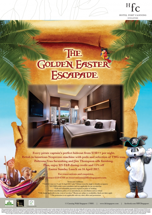 Easter Escapade Special Offer in Hotel Fort Canning Singapore from SGD238