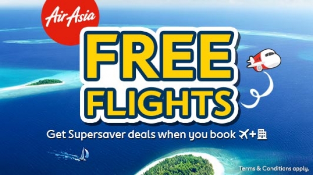 Free Flight when Book with Hotel and Flight via AirAsia on Expedia