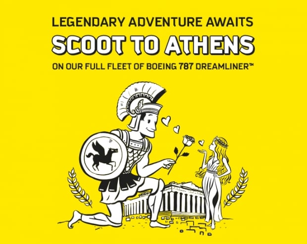 Scoot to Athens from SGD288 with 'GOGREEK' Promo Code