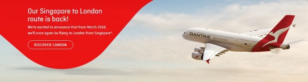 Fly to London with Qantas Airways from SGD 1,099