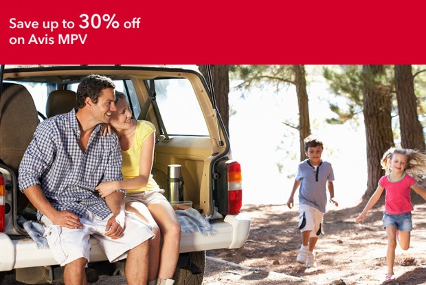 Save Up to 30% Off on Avis MPV Valid until the end of September 2016