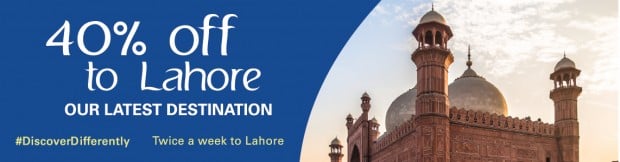 Enjoy 40% Off Flights to Lahore with SriLankan Airlines