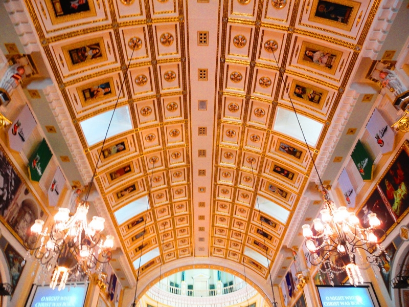 San Bartolome Church Malabon ceiling