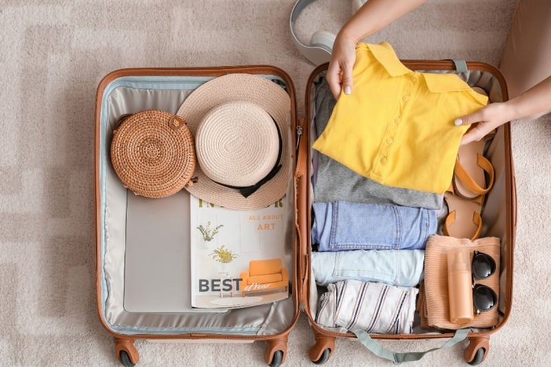 luggage packing