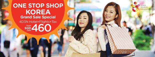 One Stop Shop - Korea Grand Sale Special with AirAsia