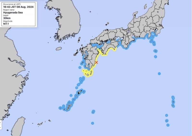 earthquake japan