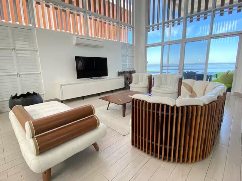 ocean front villa Airbnb stays in Fiji 