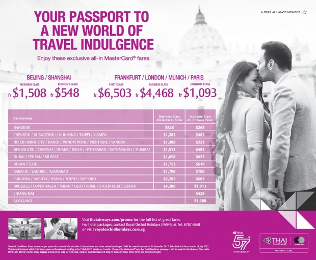 Your Passport to a New World | Explore More with Thai Airways and MasterCard