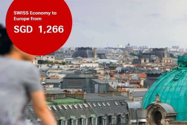 Economy Promotion to Europe with Swiss Airlines