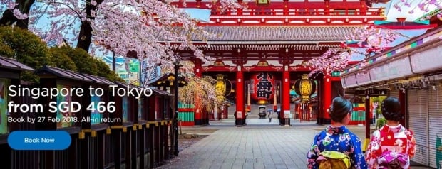 Discover Japan and London from SGD314 with Malaysia Airlines