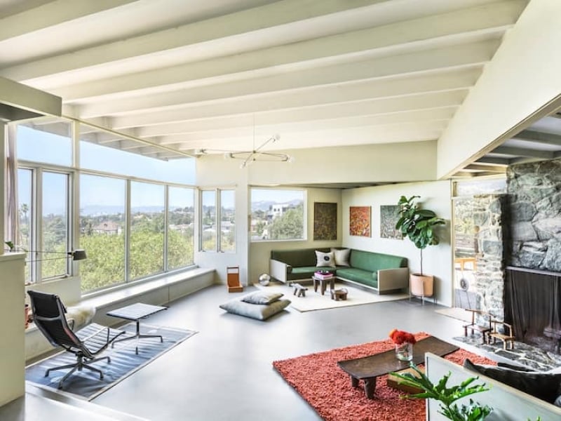 airbnb in los angeles built by rm schindler