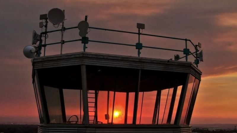 Stapleton International Airport control tower, Denver, USA