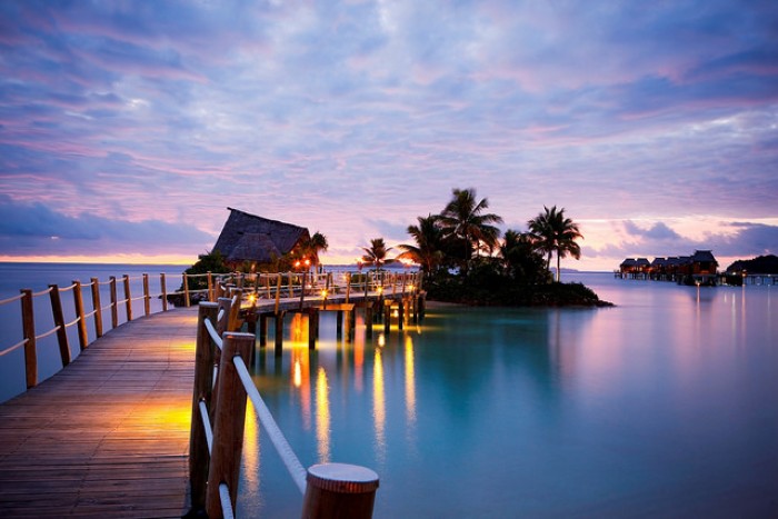 fiji sunset