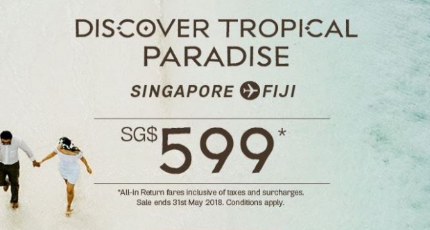 Discover Tropical Paradise in Fiji and Beyond from SGD599 with Fiji Airways