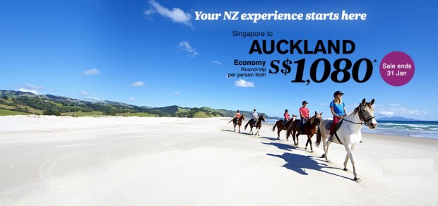 Fly to Auckland from SGD1,080 on Air New Zealand
