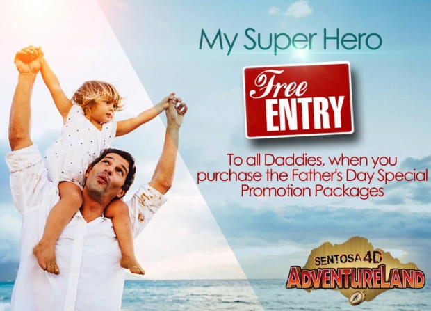 Celebrate Father's Day in Sentosa 4D AdventureLand as Dads Enters for FREE