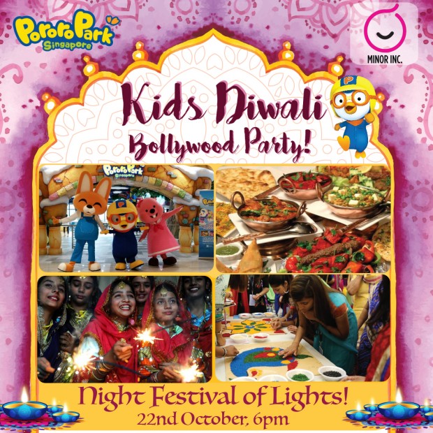 Book Early and Enjoy 10% Discount in Pororo Park Singapore Diwali Celebration
