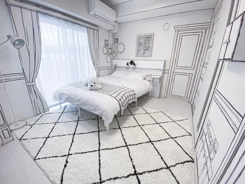 2D house bedroom