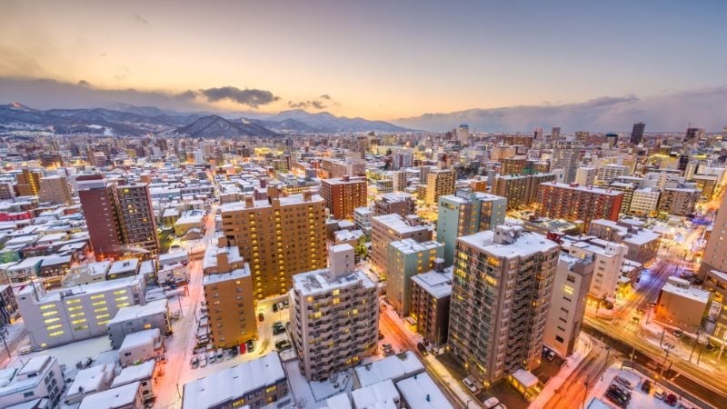 Sapporo in winter