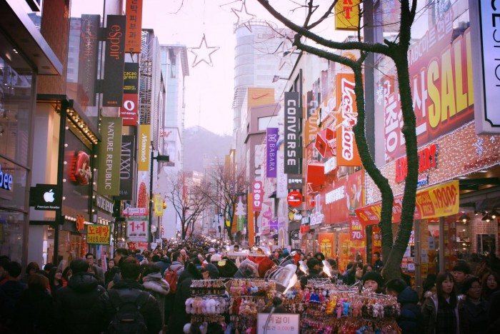 myeongdong shopping street