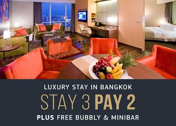 Free Nights in Bangkok when you Stay in Centara Hotels & Properties