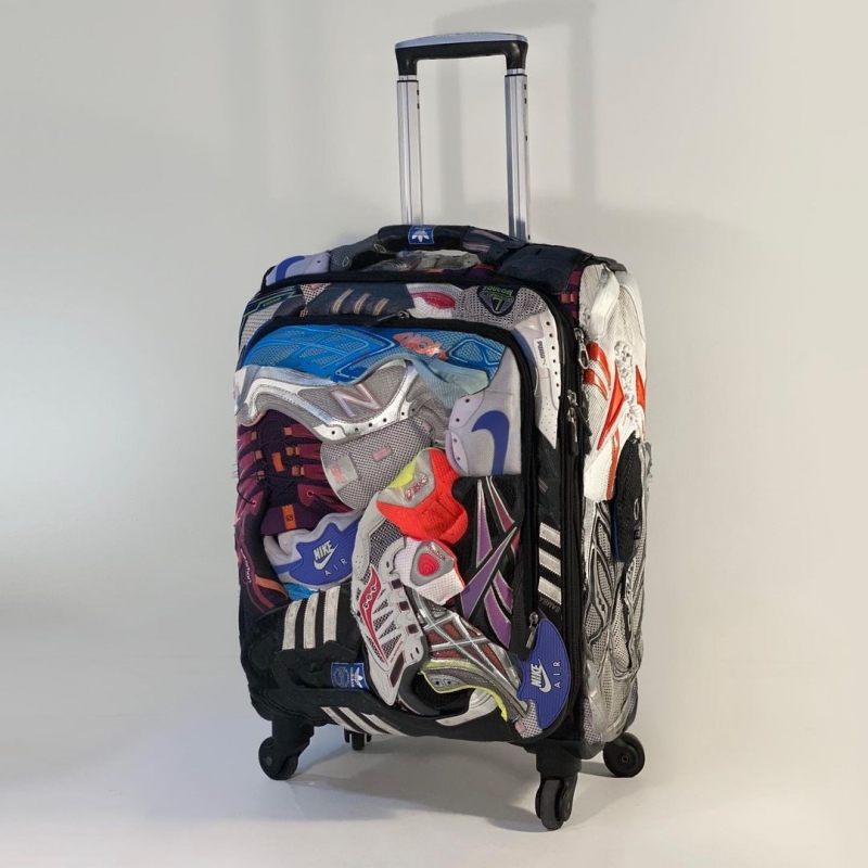 Upcycled Suitcase by Upcycling Artist