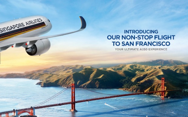 Fly to San Francisco and Los Angeles with Singapore Airlines from SGD1,248