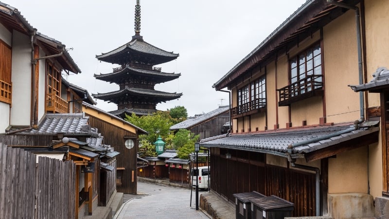 higashiyama, kyoto, japan